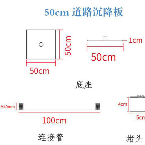 海南沉降板规格型号如何选择？